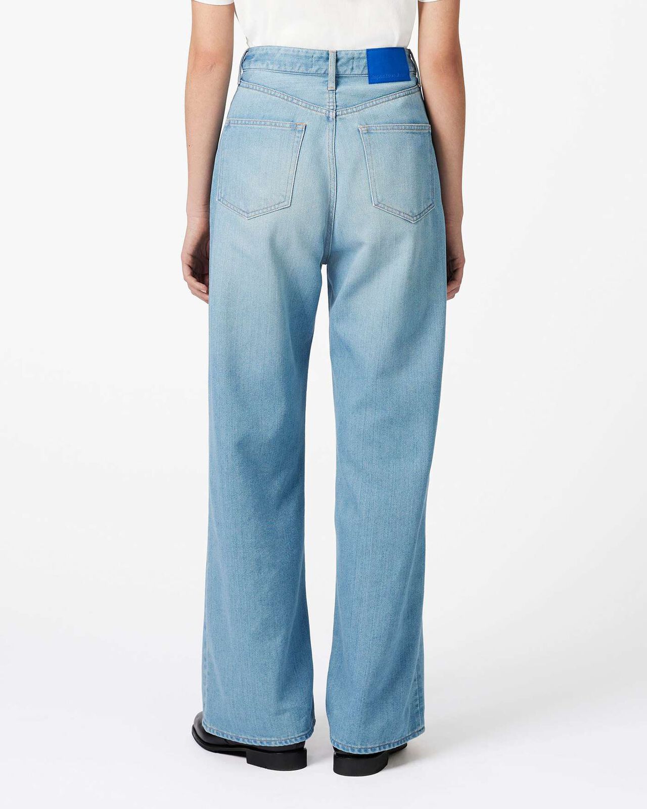 WOMEN | Light Wide Jeans 9oz Light Indigo,LIGHT INDIGO, large image number 2
