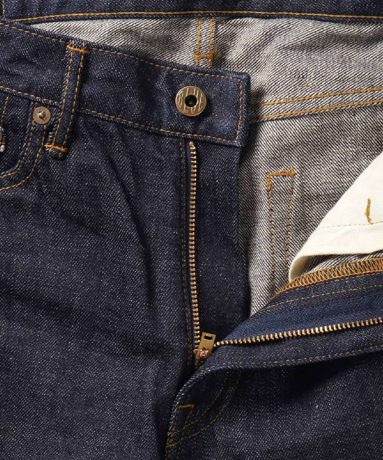 J304 12.5oz Africa Cotton Straight Selvedge Jeans,INDIGO, large image number 3