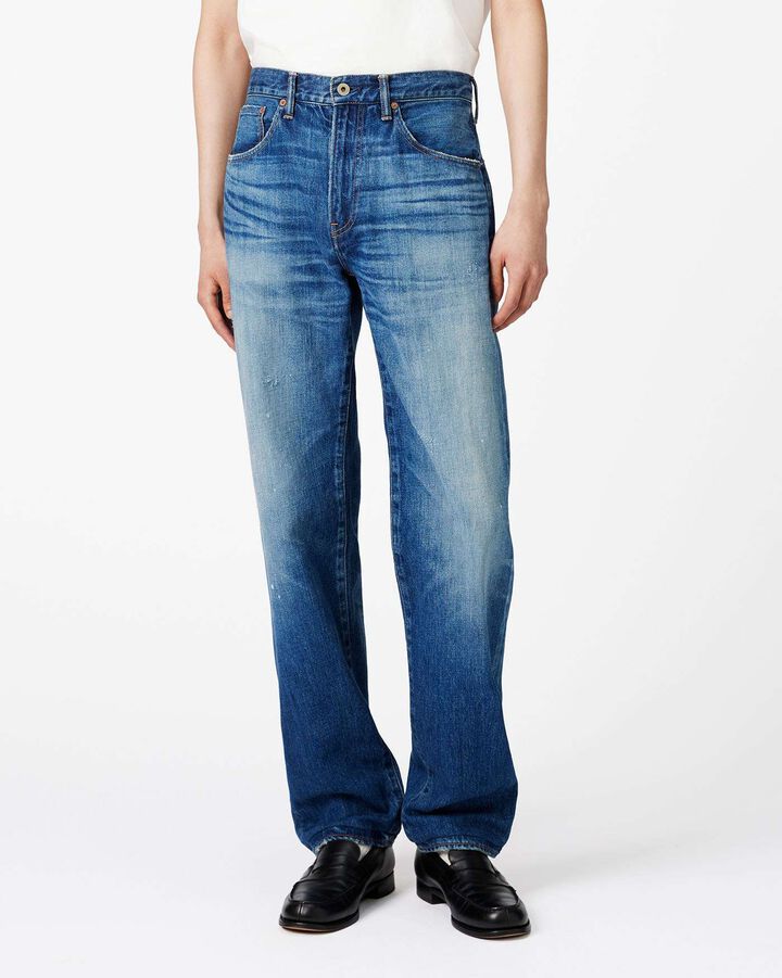 MEN | Vintage Straight Jeans 12oz Medium Indigo,, medium