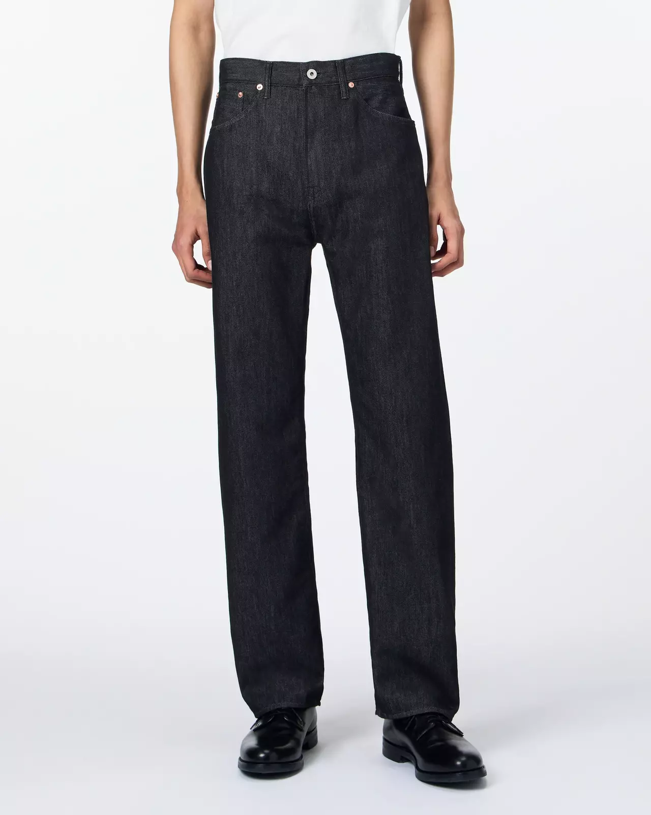 MEN | Light Wide Jeans 9oz Black,BLACK, large image number 0