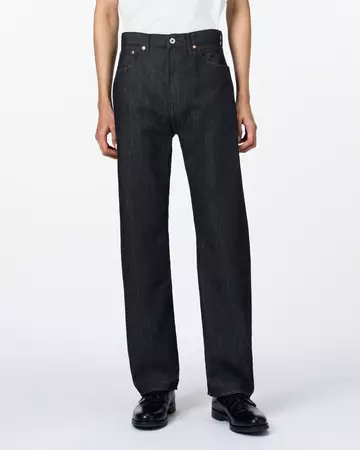 MEN | Light Wide Jeans 9oz Black,BLACK, large image number 0