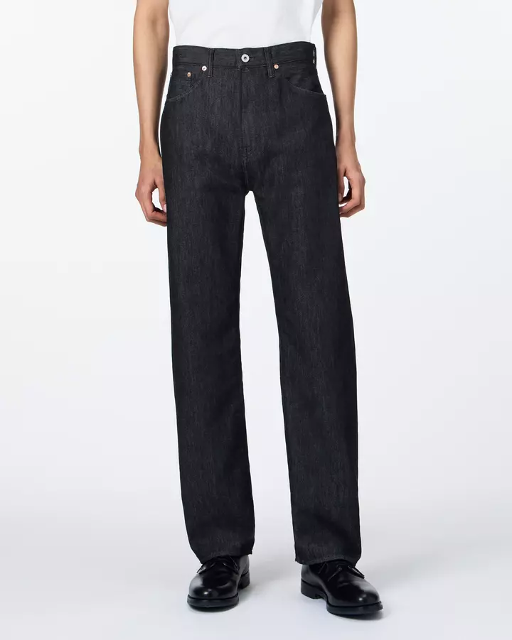 MEN | Light Wide Jeans 9oz Black,, medium