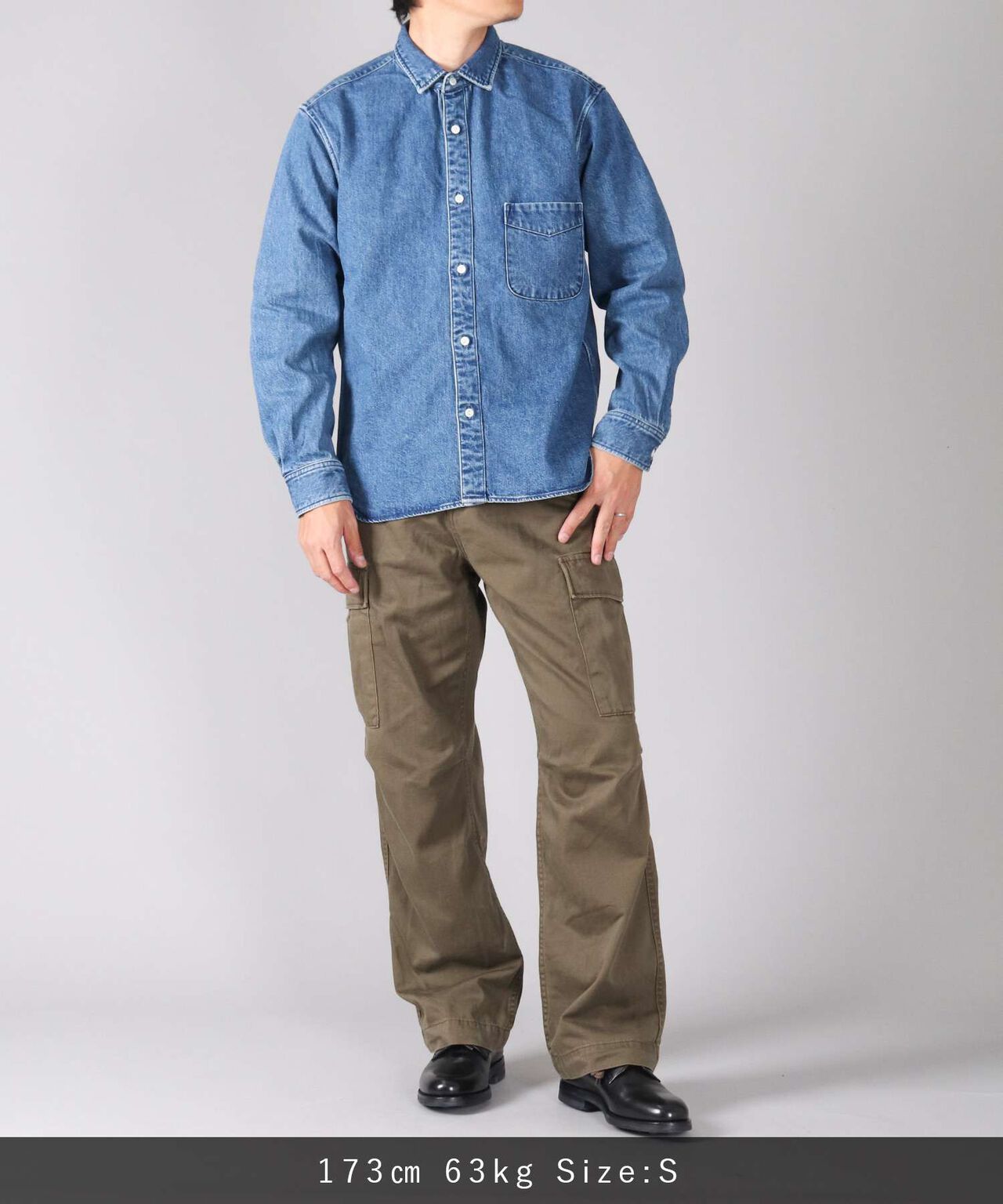 Sulphur Dyed Loose Satin Cargo Pants,OLIVE, large image number 7