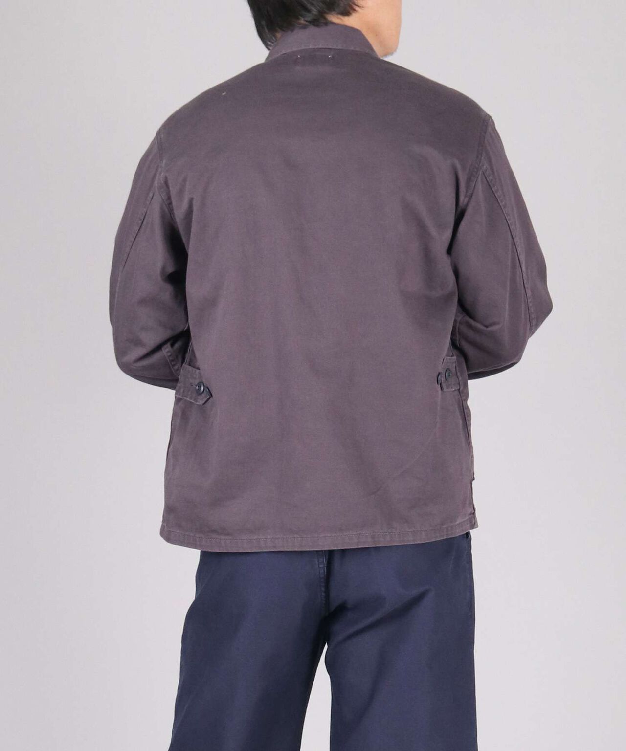 Sulphur Dyed Loose Satin Fatigue Jacket,OLIVE, large image number 8