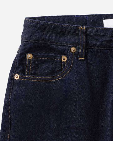 WOMEN | Selvedge Slim Straight Jeans 12oz,INDIGO, large image number 8