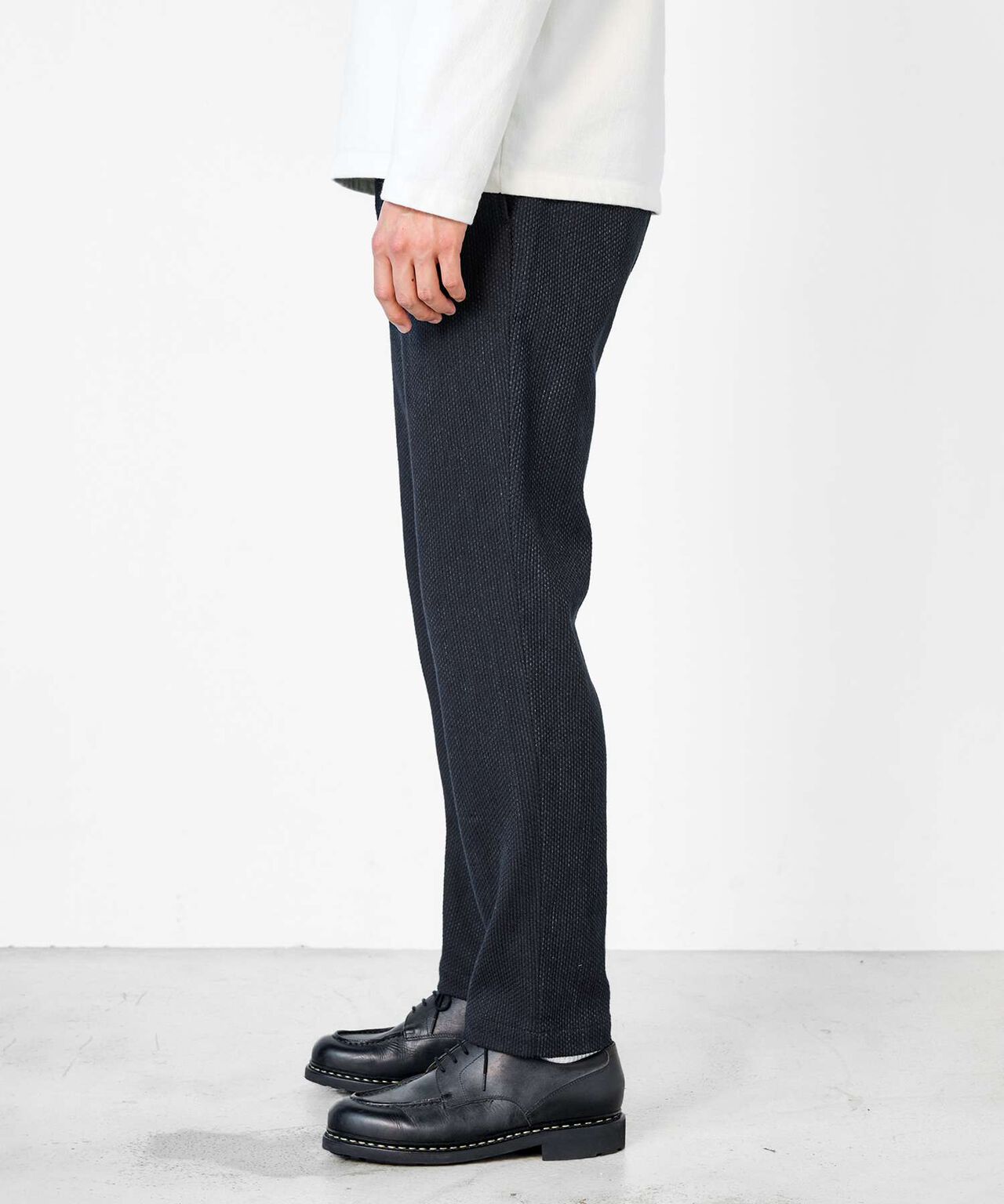 Sashiko Easy Tapered Pants,INDIGO, large image number 1