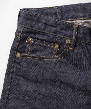 J304 12.5oz Africa Cotton Straight Selvedge Jeans,INDIGO, large image number 4