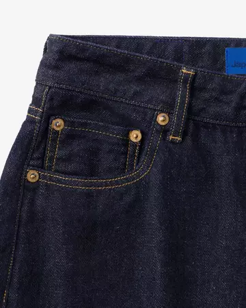 WOMEN | Selvedge Wide Straight Jeans 12oz,INDIGO, large image number 9