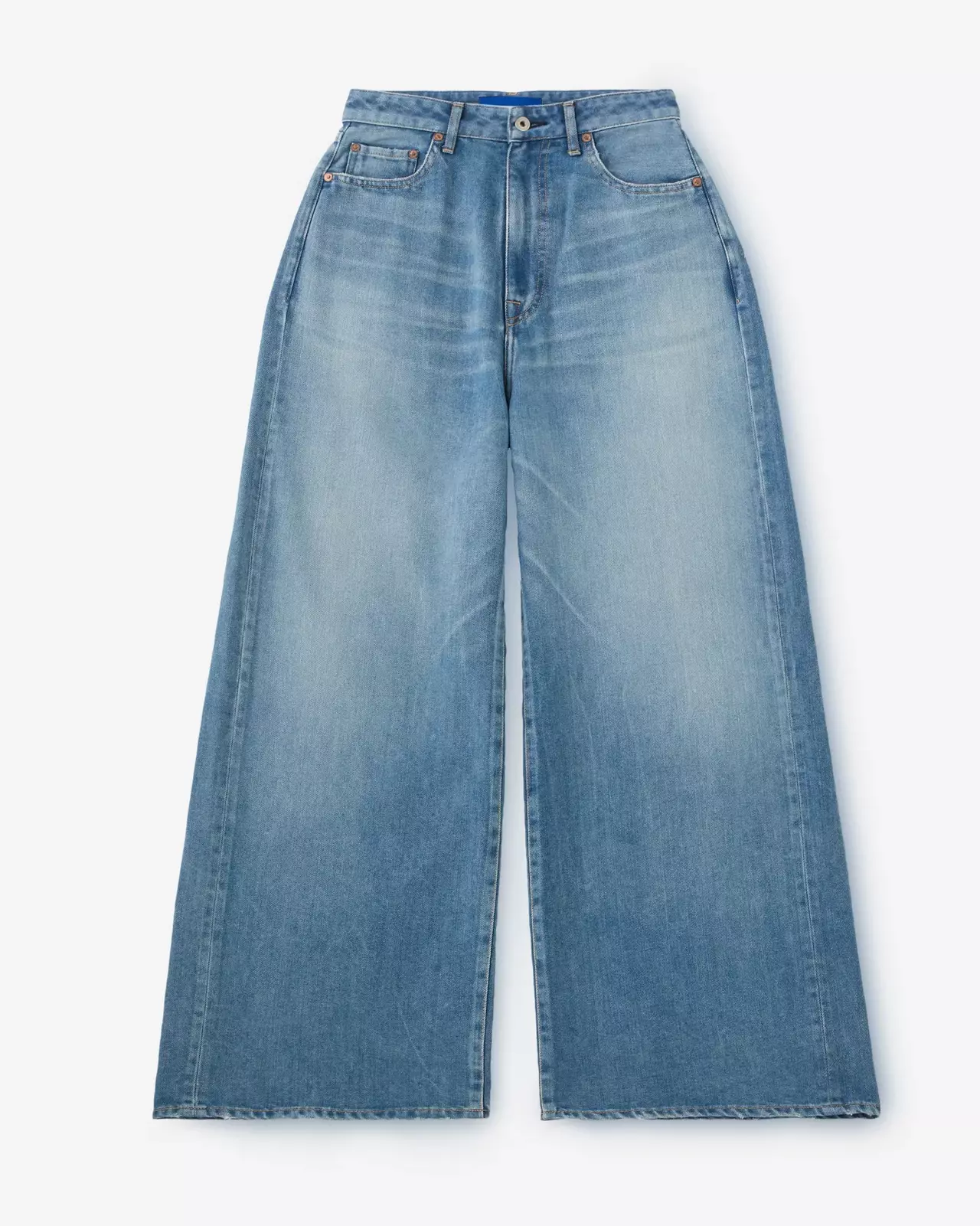 WOMEN | Light Loose Jeans 9oz Medium Indigo,MEDIUM INDIGO, large image number 4