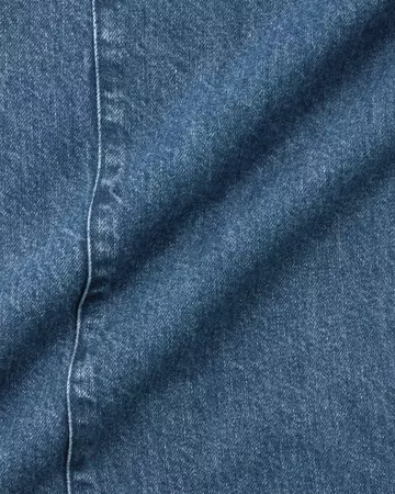 WOMEN | Panel Curve Jeans 11oz Medium Indigo,MEDIUM INDIGO, large image number 10