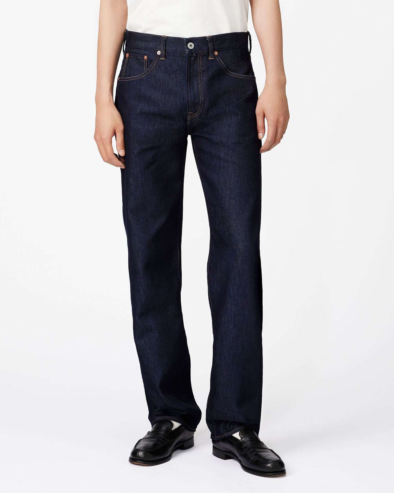 MEN | Light Straight Jeans 9oz,INDIGO, large image number 0
