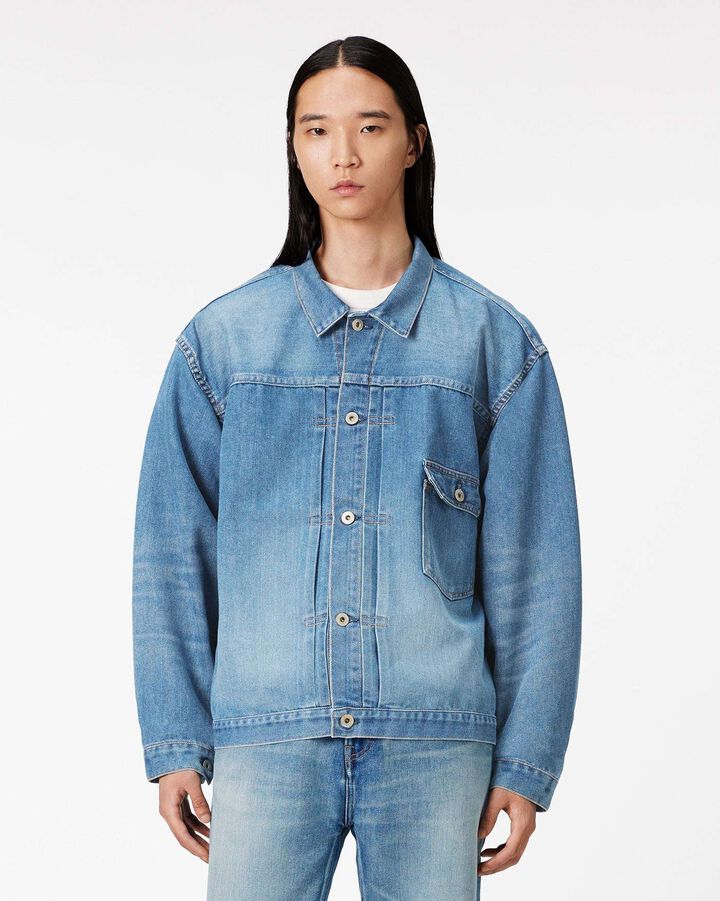 MEN | Light Type 1 Denim Jacket 9oz Medium Indigo,, medium