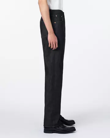 MEN | Light Wide Jeans 9oz Black,BLACK, large image number 1