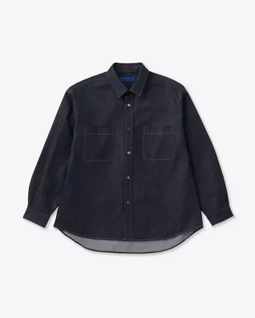 MEN | Light Denim Relax Shirt 7oz Rigid,RIGID, large image number 6