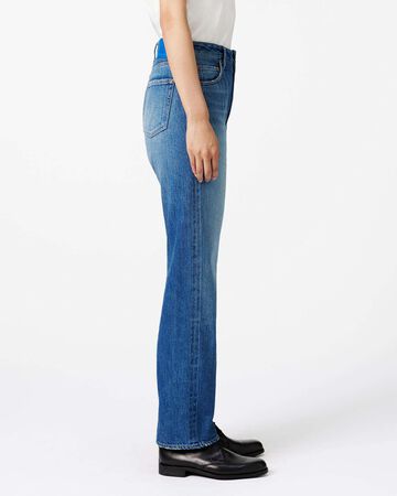 WOMEN | Selvedge Slim Straight Jeans 12oz Medium Indigo,MEDIUM INDIGO, large image number 1