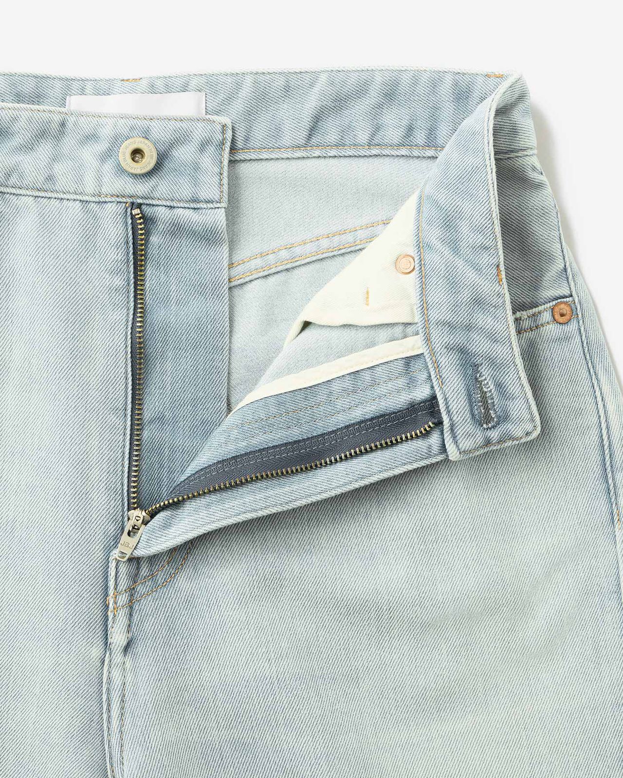 WOMEN | Light Straight Jeans 9oz Light Indigo,LIGHT INDIGO, large image number 4