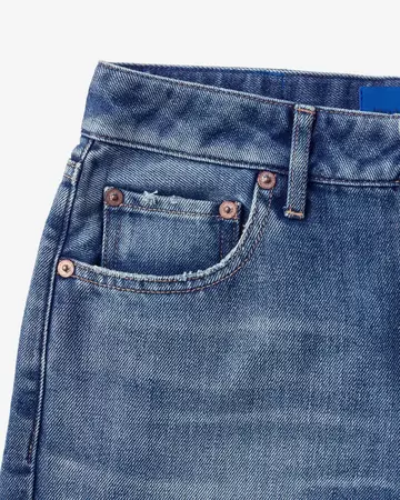 WOMEN | Light Flare Jeans 9oz Medium Indigo,MEDIUM INDIGO, large image number 8