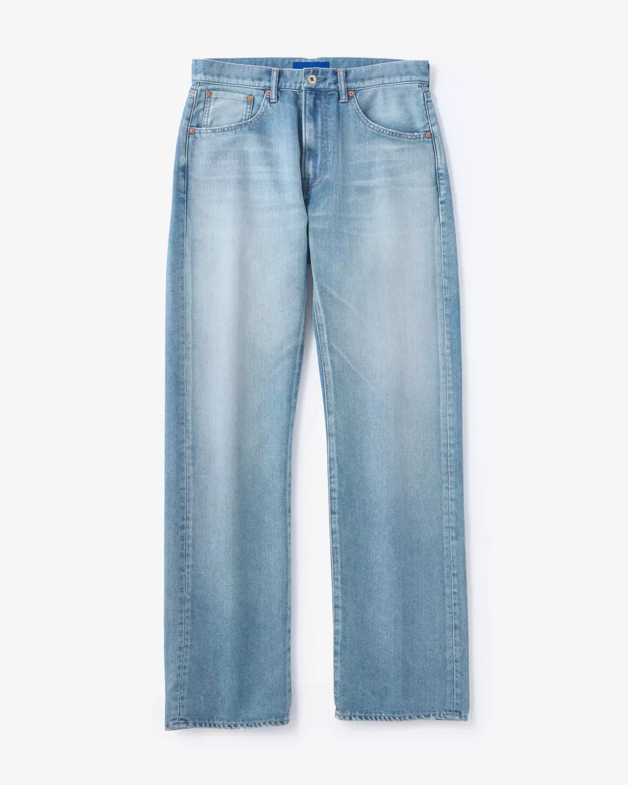 MEN | Light Wide Jeans 9oz Medium Indigo,MEDIUM INDIGO, large image number 4