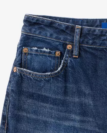 WOMEN | Switch Straight Jeans 11oz Medium Indigo,MEDIUM INDIGO, large image number 9