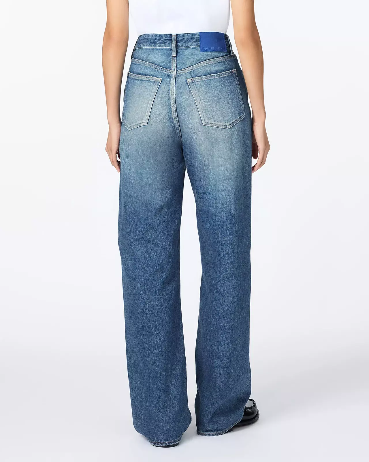 WOMEN | Selvedge Straight Jeans 12oz Medium Indigo,MEDIUM INDIGO, large image number 2